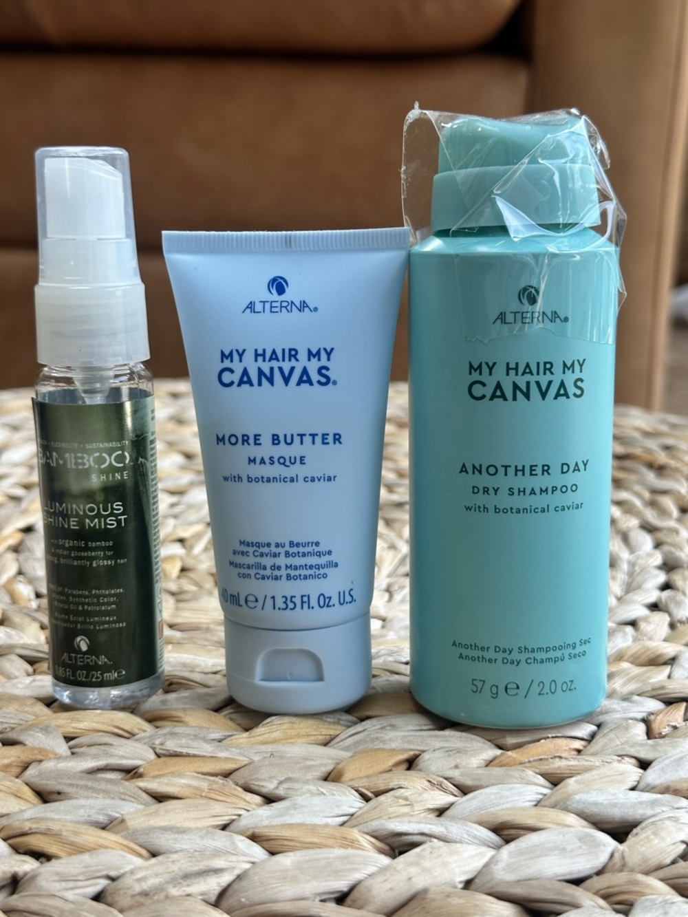 NEW! Alterna Hair Minis Bundle – Dry Shampoo, Mask & Shine Mist (Travel Size)